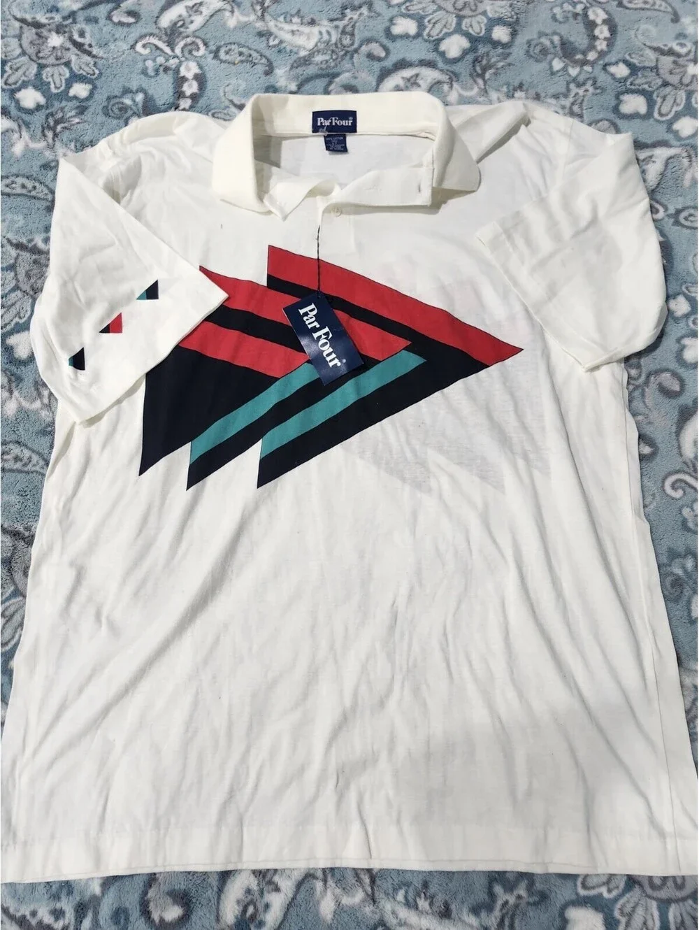 vintage Par Four brand men's polo shirt Golf Size Large Tall